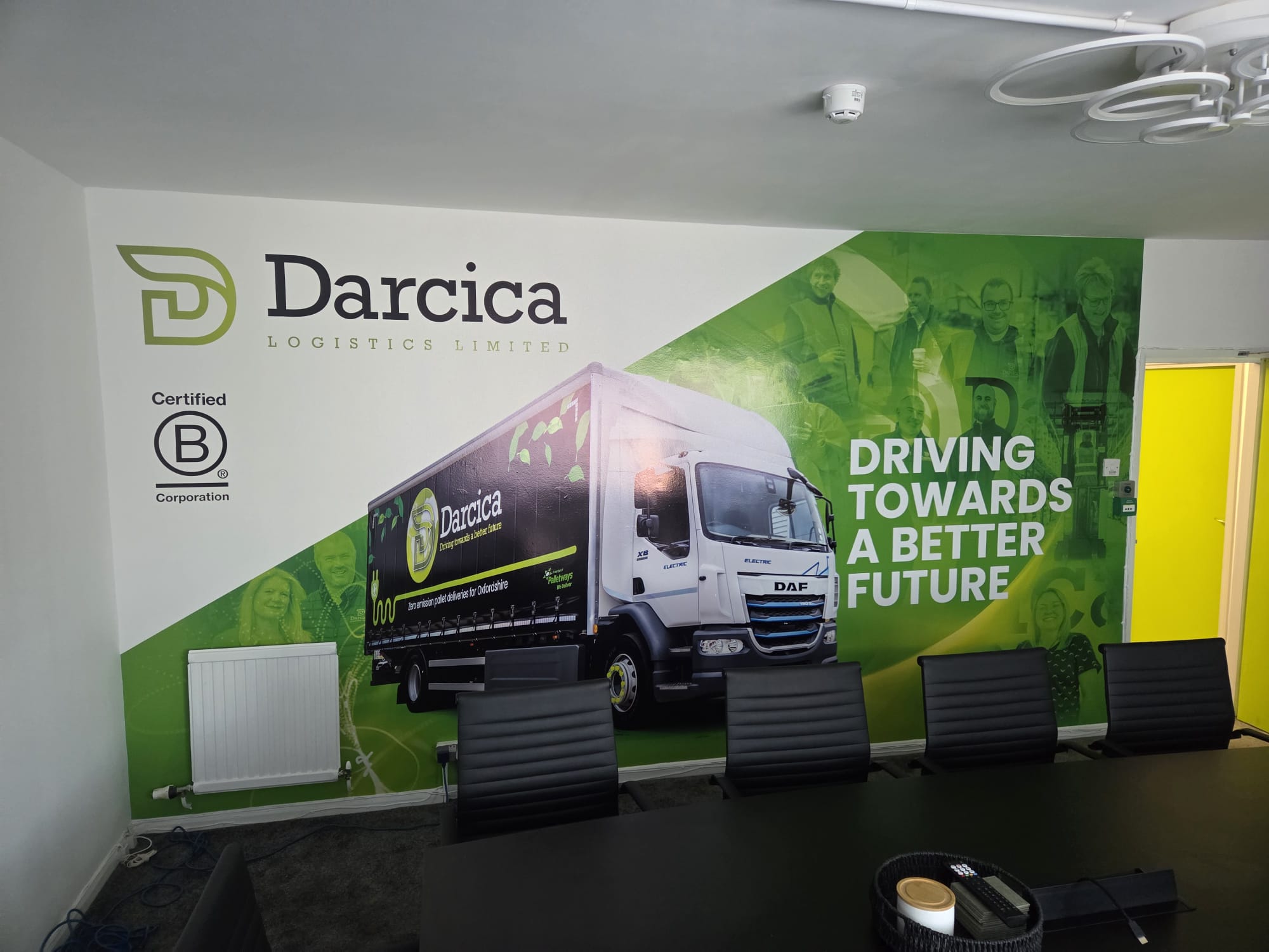 Darcica office wall graphics by Signscope